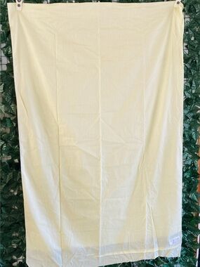 Vintage Yellow Striped Fabric 38” x 3 yards 3 oz